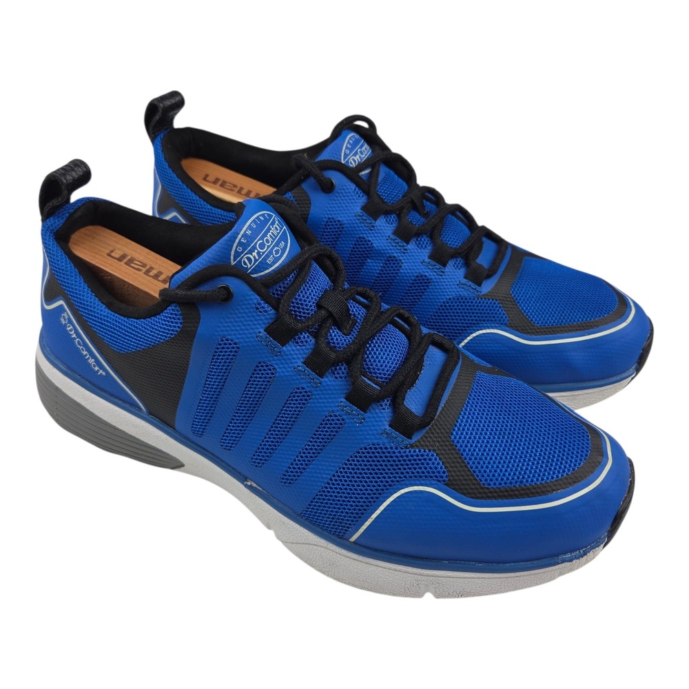 Dr Comfort Gordon Athletic Shoes Sneakers 11W Wide Blue Mesh Comfort